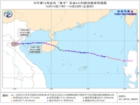 中央气象台对台风“浪卡”停止编号