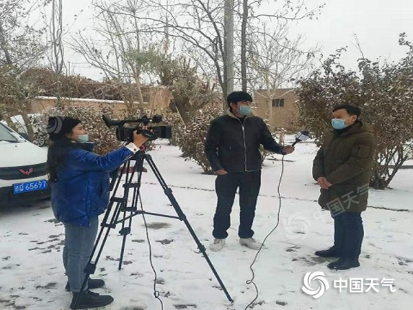 巴楚县普降瑞雪